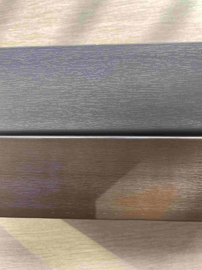 PVC protective film profile surface